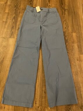 J. Crew Lizzie Pants - Slate Blue, Size 27P